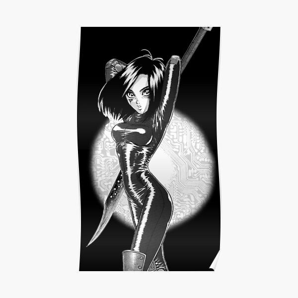 Alita Battle Angle Pinup Poster
