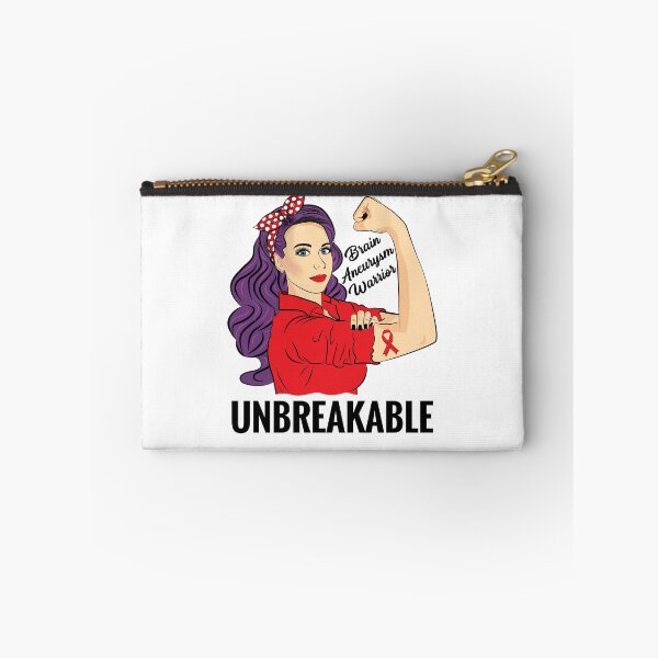 Item preview, Brain Aneurysm Warrior Unbreakable Awareness Support designed and sold by ZNOVANNA.