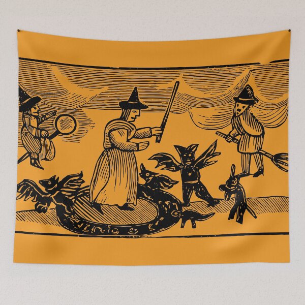 Item preview, A Witch and Her Demons designed and sold by TheWhiteBear.