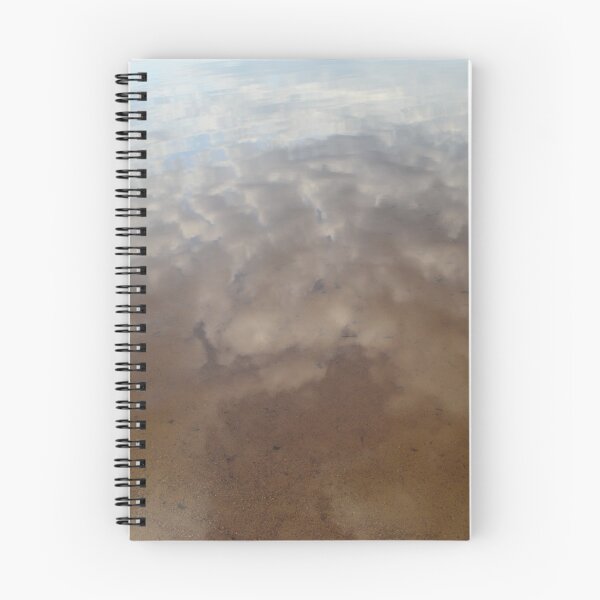 Item preview, Clouds reflect in the water surface sandbar beach lake designed and sold by yarvin13.