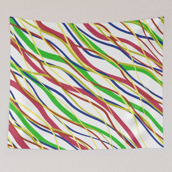Item preview, Textile Pattern Colorful Lines designed and sold by ReplyGirl.