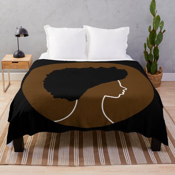 Item preview, Silhouette of proud African American woman with natural hair. designed and sold by The-Goods.