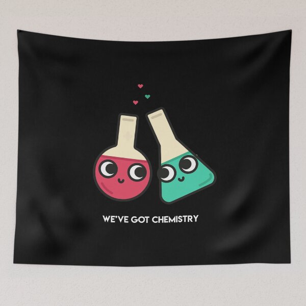 Item preview, We've Got Chemistry - Cute Science Geek Pun designed and sold by PrintPress.