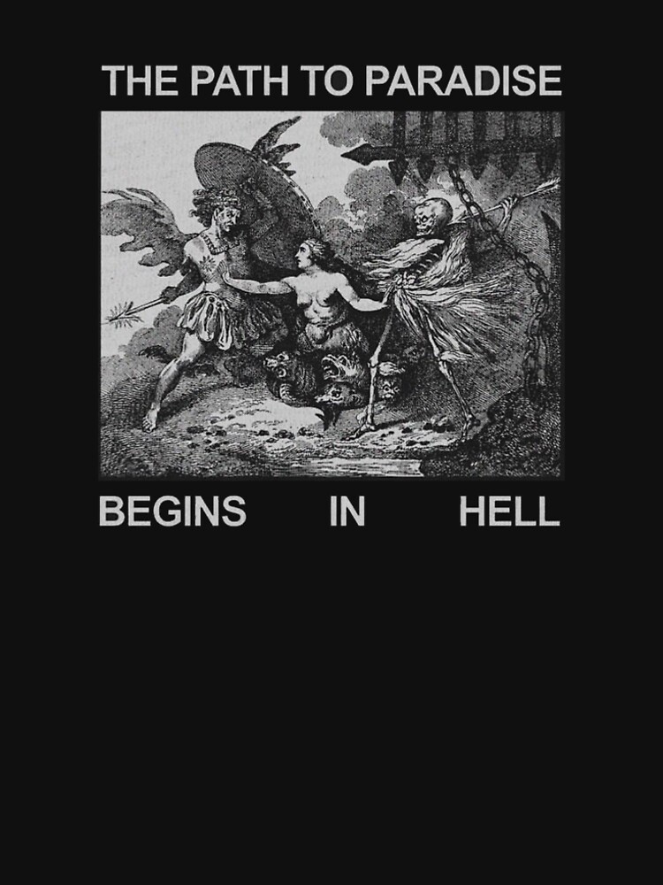 The Path To Paradise Begins In Hell Tattoo