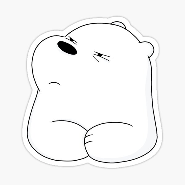 Item preview, We Bare Bears - Ice Bear  designed and sold by ValentinaHramov.