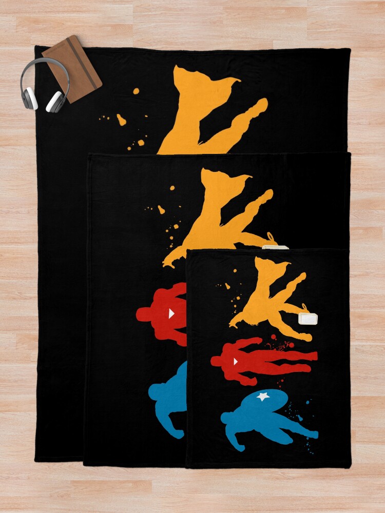 Alternate view of Heroes Throw Blanket