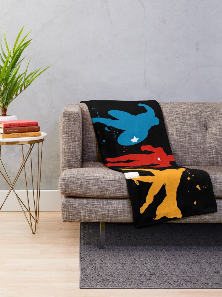 Alternate view of Heroes Throw Blanket