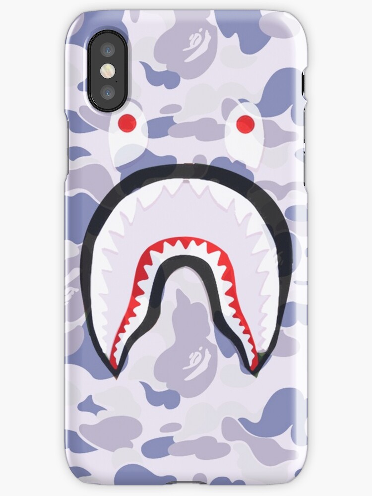 Bape Shark Iphone Case And Cover By Audrexwillia Redbubble