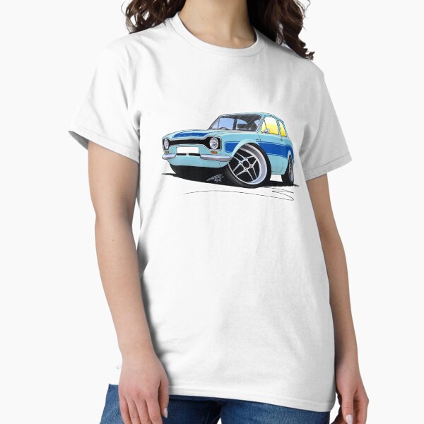 Item preview, Ford Escort (Mk1) RS2000 LBlue designed and sold by Yeomans Cartoons.