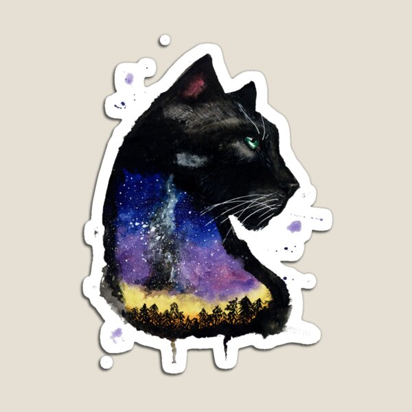Galaxy Panther Magnet