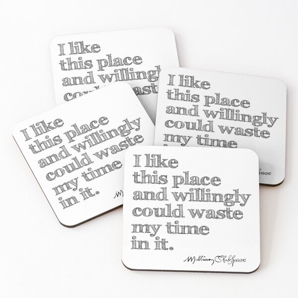 Item preview, Shakespeare As You Like It Grunge Sketch Quote designed and sold by Styled Vintage.
