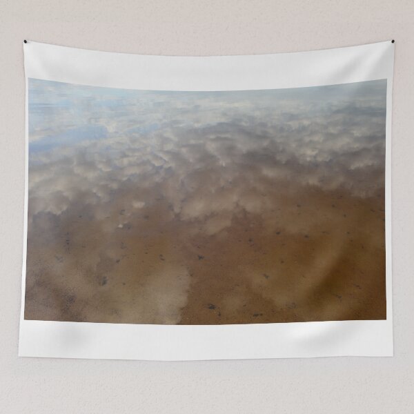 Item preview, Reflection of clouds on the water surface of the beach shoreline lake designed and sold by yarvin13.