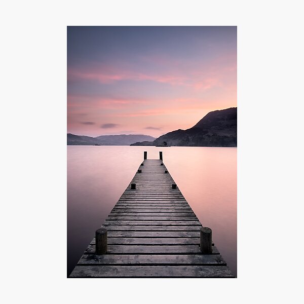 Glenridding Jetty Sunrise Photographic Print