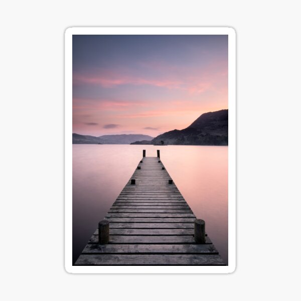 Glenridding Jetty Sunrise Sticker