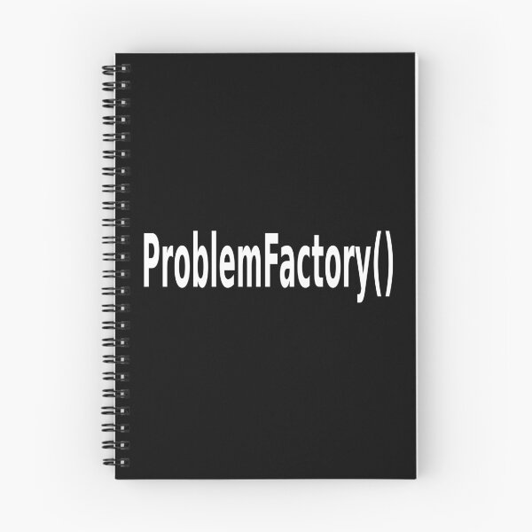 Item preview, ProblemFactory() - Programmer Humor for Java Developers designed and sold by ramiro.