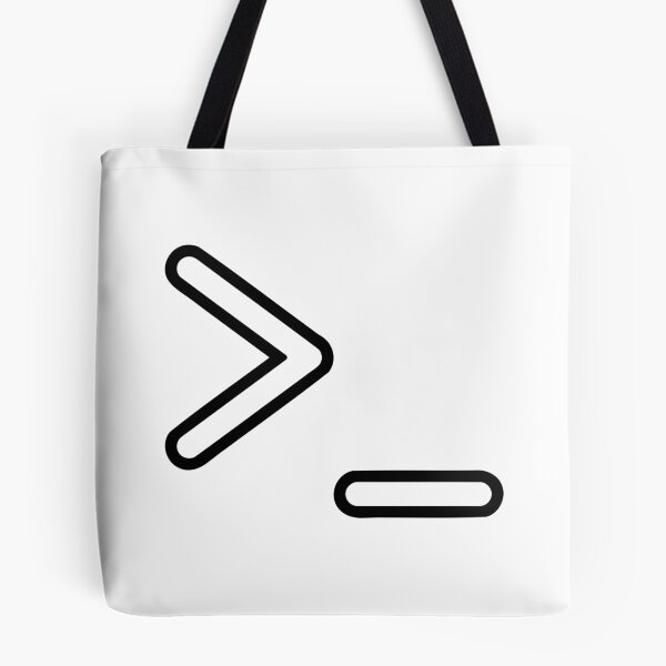 Item preview, Shell Prompt >_ Command Line Interpreter Geek/Nerd Black Design designed and sold by ramiro.