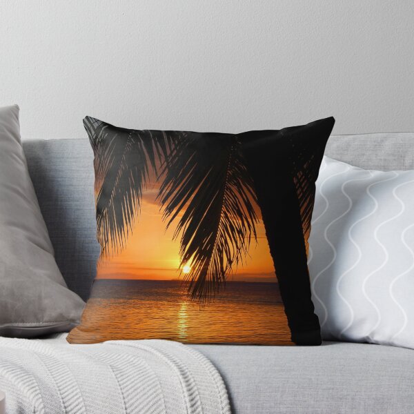 Item preview, Tropical Palm Tree Ocean Sunset designed and sold by HotHibiscus.