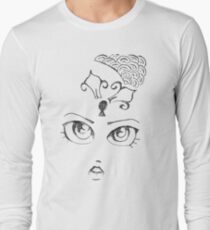 Girl with keyhole head Long Sleeve T-Shirt
