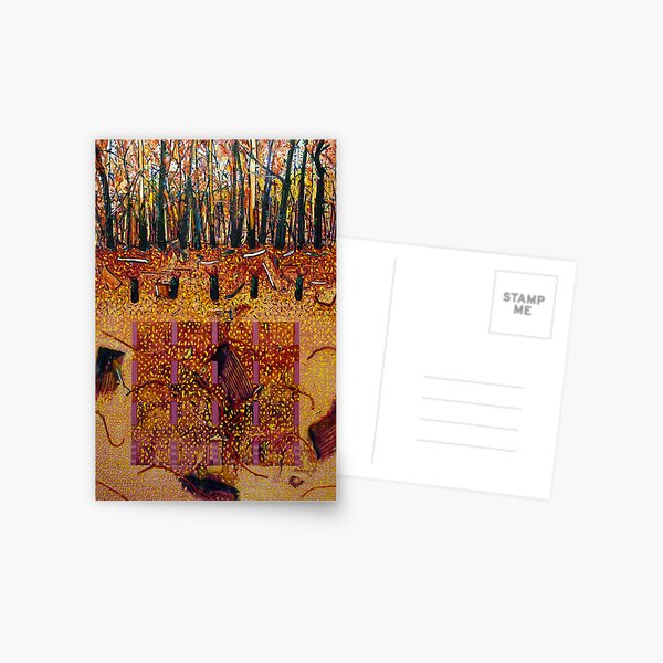 Black Saturday with House Stumps Postcard