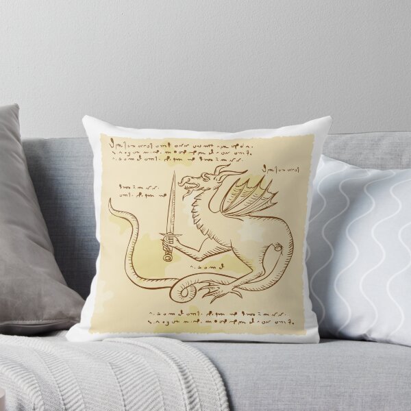 Item preview, Dragon Holding Sword Etching designed and sold by patrimonio.