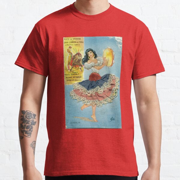 Bailarina Typical Spanish Camiseta clásica