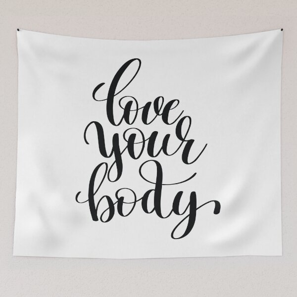 Item preview, Love Your Body Inspirational Quotes designed and sold by ProjectX23.
