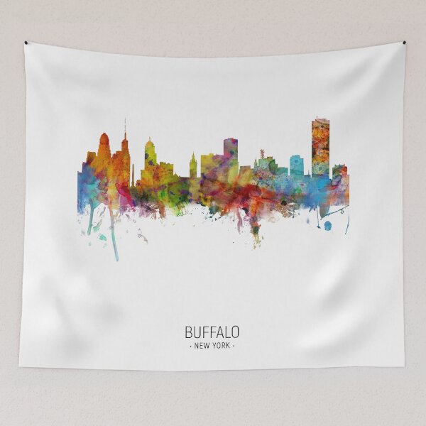 Item preview, Buffalo New York Skyline designed and sold by ArtPrints.