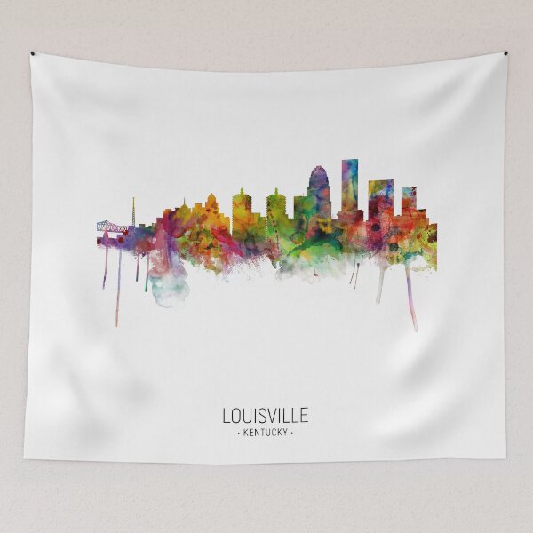 Item preview, Louisville Kentucky City Skyline designed and sold by ArtPrints.