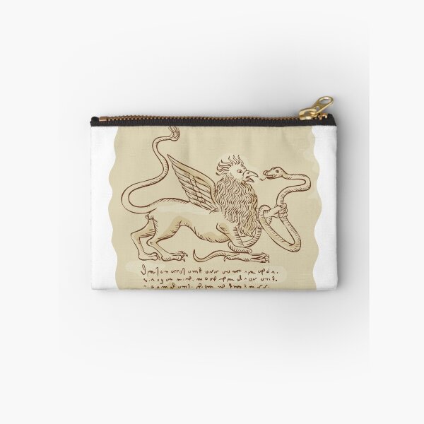 Item preview, Griffin Fighting Snake Side Etching designed and sold by patrimonio.