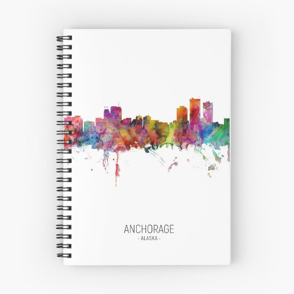 Item preview, Anchorage Alaska Skyline designed and sold by ArtPrints.
