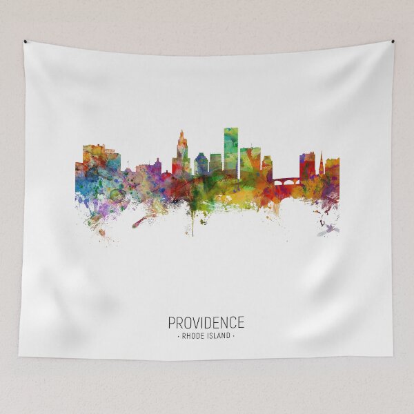 Item preview, Providence Rhode Island Skyline designed and sold by ArtPrints.