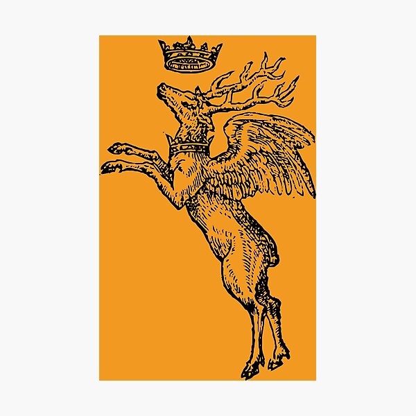 Item preview, Devises Héroïques - The Stag King (black) designed and sold by TheWhiteBear.