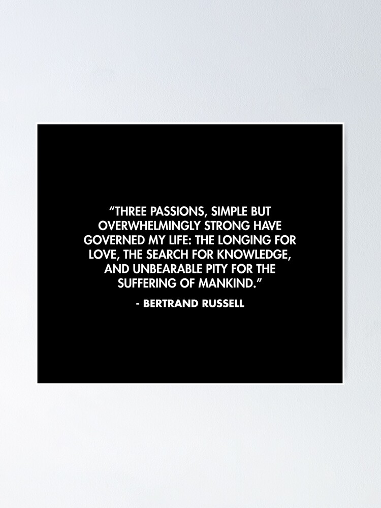 3 passions in life