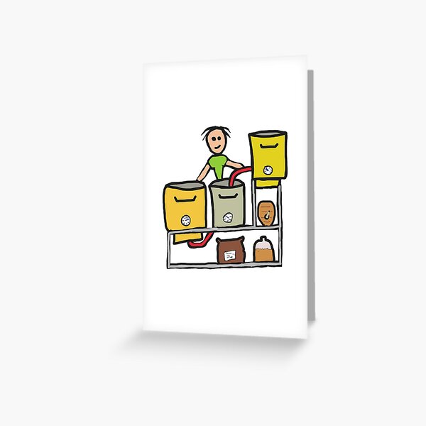 Home Brewing Greeting Card