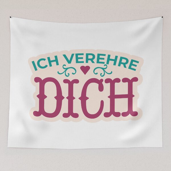 Artikelvorschau, Ich verehre Dich Schrift Design entworfen und verkauft von KleinJenny.