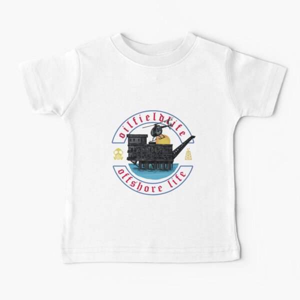 Offshore Drilling Rig Baby T-Shirts for Sale