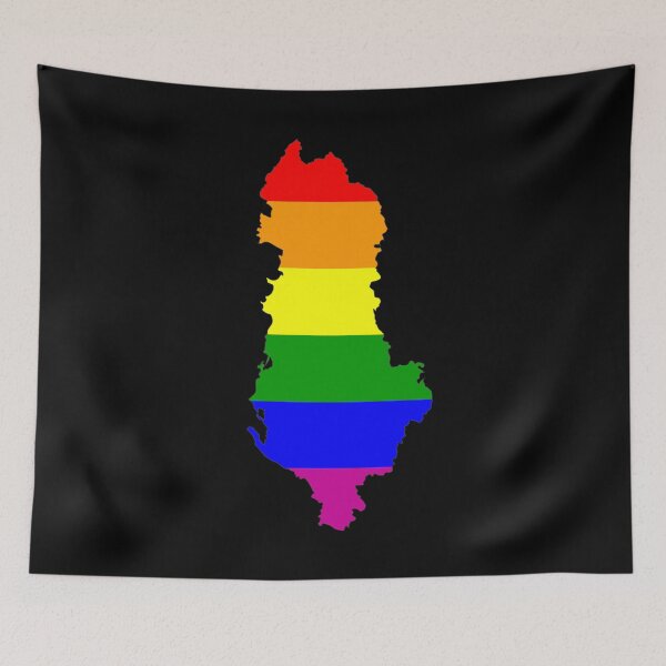Item preview, Albania gay map designed and sold by tony4urban.
