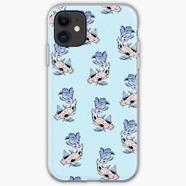 Koi Fish Pattern iPhone Soft Case