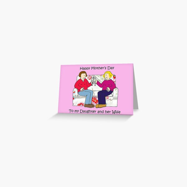 Item preview, Happy Mother's Day to Daughter and Her Wife designed and sold by KateTaylor.