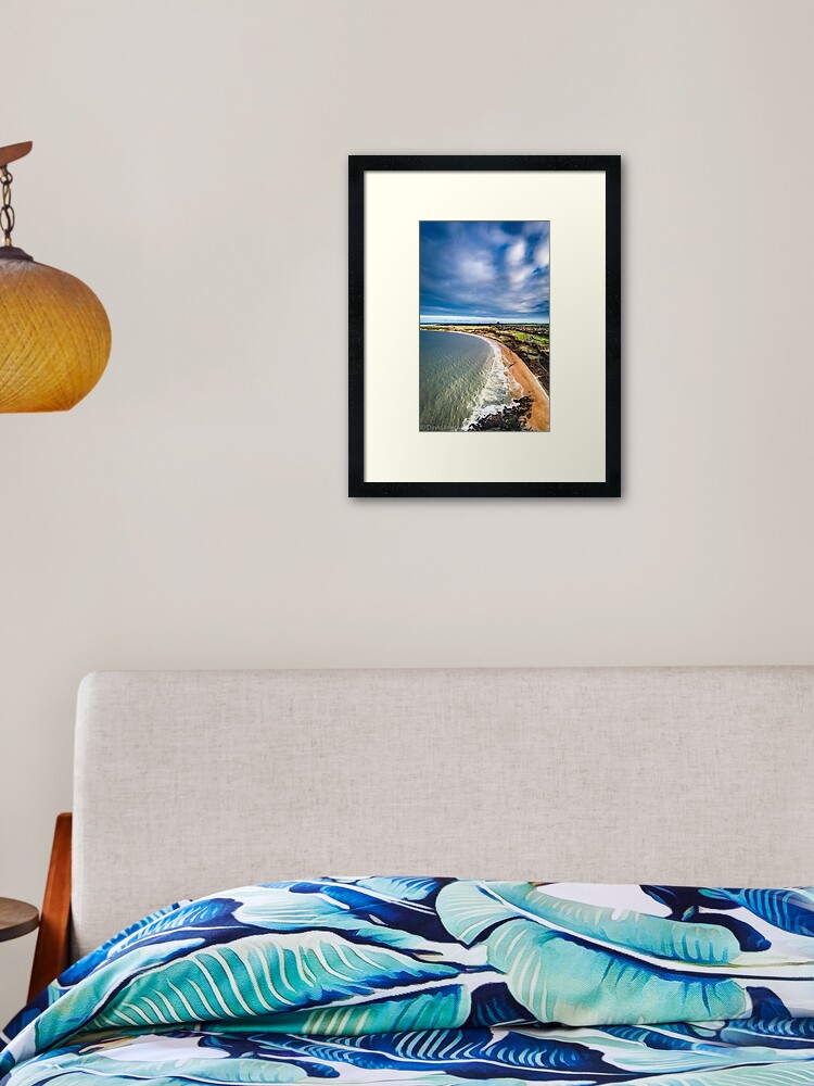 Thumbnail 1 of 7, Framed Art Print, Gullane: The Beach designed and sold by Arkaig.
