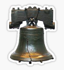 LIBERTY BELL, on white Sticker