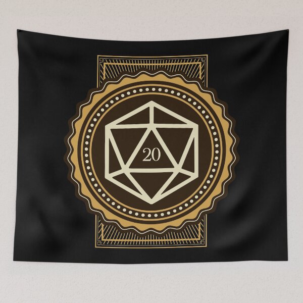 Item preview, Retro D20 Dice Emblem designed and sold by pixeptional.