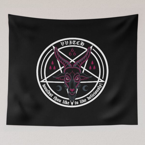 Item preview, Goat Head - Black Phillip - Witch - Goth Occult designed and sold by Nemons.