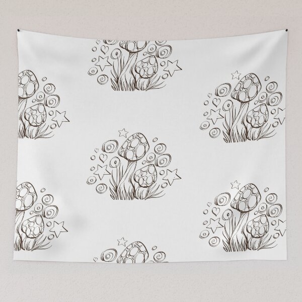 Item preview, Alice in Wonderland: Mushrooms designed and sold by filkusto.