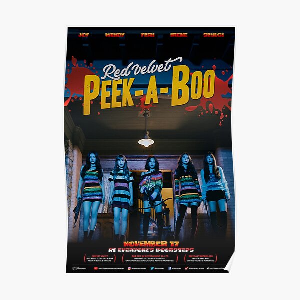 RED VELVET PEEK-A-BOO Poster