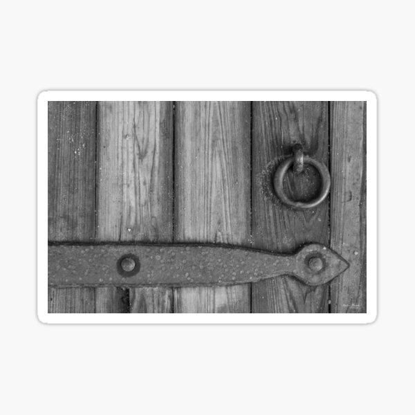 Item preview, Cellar Door Handle Grayscale designed and sold by mljdwhite.