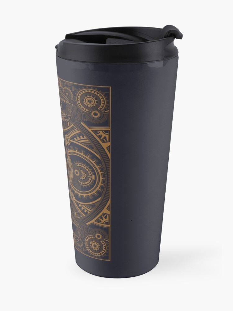 Alternate view of Carpe Diem Polyhedral Dice Set Tabletop RPG Travel Coffee Mug