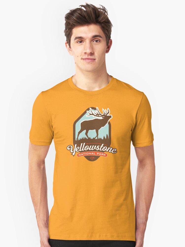 Alternate view of Yellowstone National Park Slim Fit T-Shirt