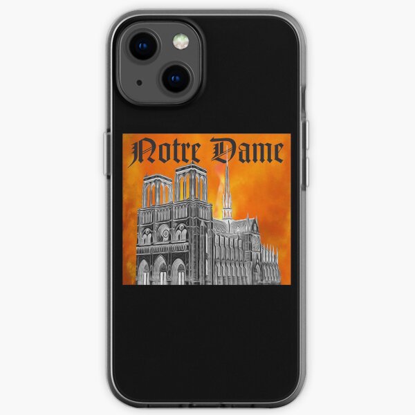 Le Feu de Notre Dame iPhone Soft Case