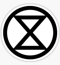 Extinction Symbol Aufkleber Sticker